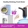 Electric Water Dispenser 40 Gallon USB Rechargeable Water Bottle Pump Electric Automatic Switch Pump Quantitative Setting Drink Water for Home Office