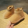 Winter Children Snow Boots Plush Warm Ankle Boots Outdoor Non-slip Cotton Shoes Soft Bottom Baby Boy Girl Casual Kids Sneakers