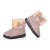 Sweet Bow Girls Shoes Winter Warm Ankle Boots Plush Baby Gril Princess Snow Boots Non-slip Casual Kids Cotton Shoes Size 21-30