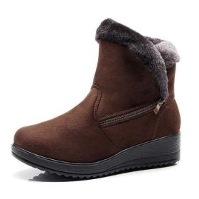 Women Ankle Boots Women Winter Shoes Female (Shoe Size: 10, Color: Brown)