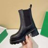 Winter Warm Plush Women's Boots High-heeled Thick-heeled Martin Boots