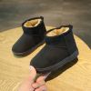 Winter Children Snow Boots Plush Warm Ankle Boots Outdoor Non-slip Cotton Shoes Soft Bottom Baby Boy Girl Casual Kids Sneakers