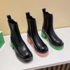 Winter Warm Plush Women's Boots High-heeled Thick-heeled Martin Boots