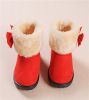 Sweet Bow Girls Shoes Winter Warm Ankle Boots Plush Baby Gril Princess Snow Boots Non-slip Casual Kids Cotton Shoes Size 21-30