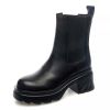 Winter Warm Plush Women's Boots High-heeled Thick-heeled Martin Boots